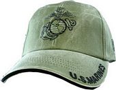 Cap - U.S.Marineslogo (OD Green)