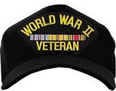 USA-Made Embematic Cap - WW II Vet-Pac (3Ri-Am