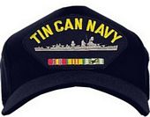 USA-Made Embematic Cap - Tin Can Navy (Ribbon)