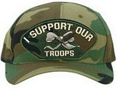 USA-Made Embematic Cap - I Support Our Troops (Gcamo)