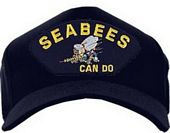 USA-Made Embematic Cap - Seabees Can Do (Black)