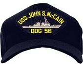 USA-Made Embematic Cap - USS John S Mccain DDG-56