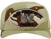 USA-Made Embematic Cap - I Support Our Troops (D Camo)