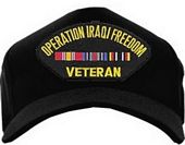 USA-Made Embematic Cap - Operation Iraqi Freedom Veteran