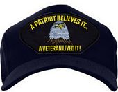USA-Made Embematic Cap - A Patriot Believe (Dkn)
