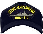 USA-Made Embematic Cap - USS William P Lawrence Dd6-110