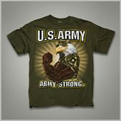 Army Muscle Eagle Tee