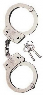Police Issue Nickel Handcuffs - Smith & Wesson Cuffs