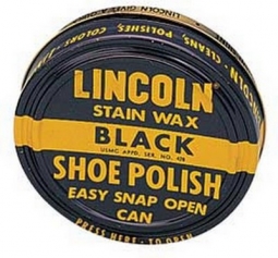 LiNCOln USMC Black Stain Wax Shoe Polish