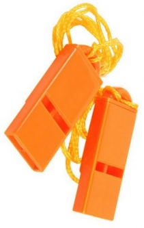 Safety Whistles Safety Orange Flat Whistle