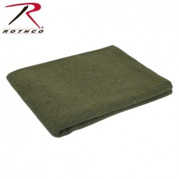 Rothco Wool Rescue Blanket - Olive Drab