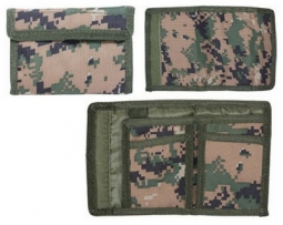 Woodland Digital Camo Commando Wallet