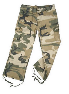 Womens Camo Capris Subdued Camouflage Capri Pants: Army Navy Shop