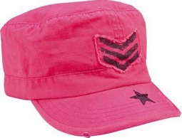 Womens Military Hats Womens Pink Sargeant Cap