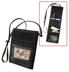 Deluxe Travelers's Id Holder Organizer Wallet Black