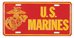 U.S. Marines License Plates