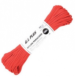 Red Paracord 550 Lb Test Nylon 100 Feet