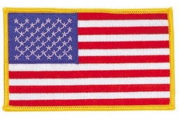 Jumbo US Flag Patch 3 X 5 Inch