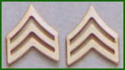 Military Rank Insignia Sergeant Emblems Gold