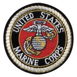 US Armabzeichen United States Marine Corps Patch USMC bunt 8x10cm 