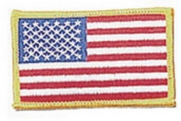 U.S. Flag Embroidery Patches 2 X 3