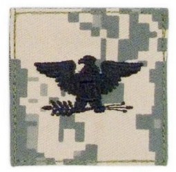 Colonel Military Rank Digital Camo Patch