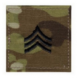 US Military Rank Patch Sergreant Patch Multi-Cam