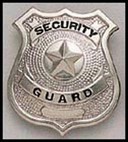 Security Guard Badges Nickel-Plated