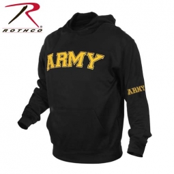 Rothco Army Pullover Hoodie-Black