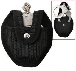 Police Style Handcuff Case Open Style Black Case