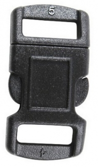 Webbing Buckle 3/8 Inch Side Release Buckle Black