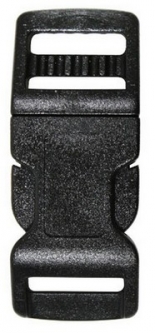 Webbing Buckle 1/2 Inch Side Release Buckle Black