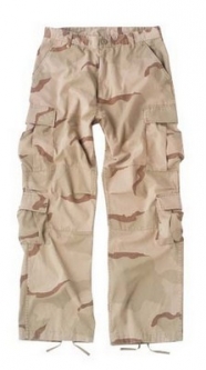 Camouflage Vintage Paratrooper Fatigues Tri Desert Camo