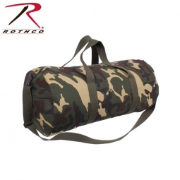 Rothco Canvas Shoulder Bag - 24 Inch Woodland Camo
