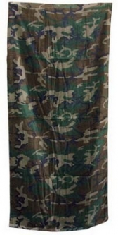 Camouflage Beach Towel Woodland Camo Towel