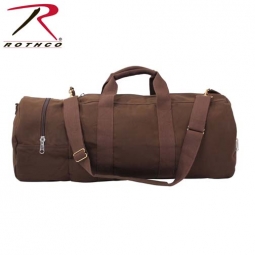 Canvas Double Ender Sports Bag - Earth Brown/30 Inch