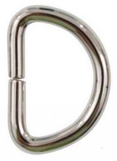 Metal D-Rings 3/4 Inch 25 Pack