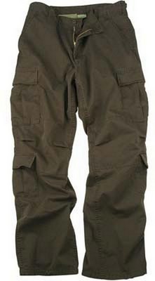 Vintage Paratrooper Fatigues Brown Cargo Pants: Army Navy Shop