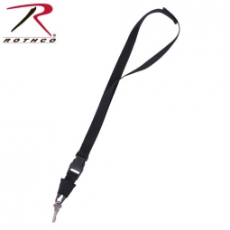 Rothco Tactical Neck Strap Key Clip - Black