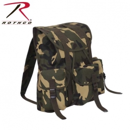 Rothco Canvas G.I. Style Soft Pack-Woodland Camo