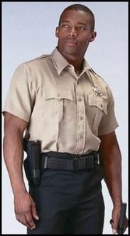 Police Uniform Shirts - Khaki Short Sleeve Size 3XL