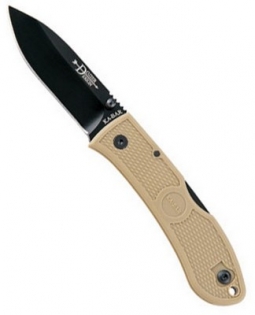 Kabar Dozier Hunter's Folding Knife Coyote Brown