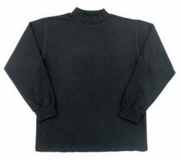 Mock Turtleneck Shirts Black Mock Turtleneck