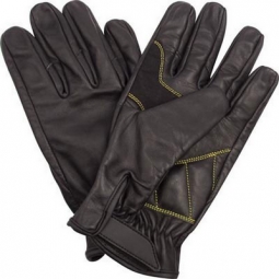 Military Shooters Gloves Black Leather