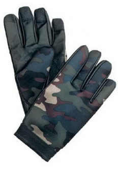 Camouflage Neoprene Hunting Gloves