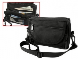Compact Tactical Organizer Shoulder Bag Black