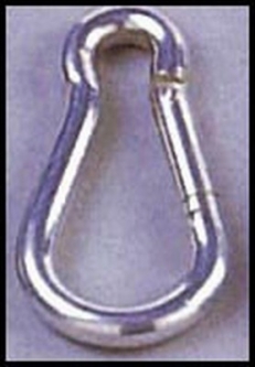 Military Type Steel Carabiners 80Mm - Climbing / Rappelling Gear