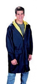 Reversible Rain Parka - 3/4 Length Rain Coat 2XL,3XL