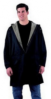 Reversible Rain Parka - 3/4 Length Rain Coats 2XL,3XL