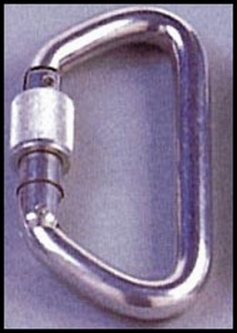 Locking D Carabiners - Climbing / Rappelling Gear